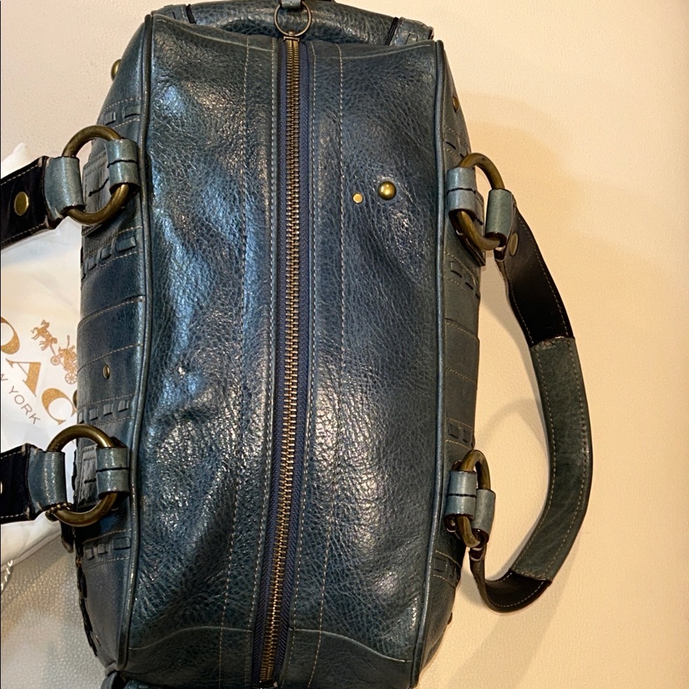 Coach RARE Lmt. Ed. Y2K SoHo MIA Laced Studded Satchel - Picture 8 of 17